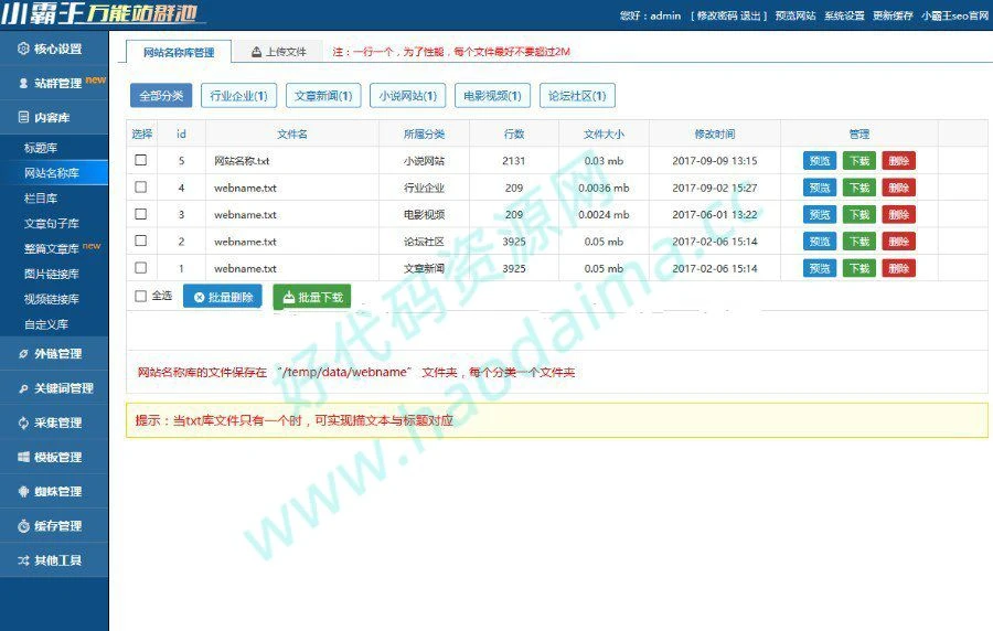 价值6000元的万能站群蜘蛛池免授权无限制版-源码资源网
