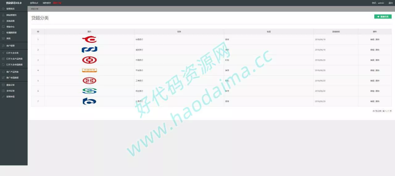 最新借贷平台纯净版源码，小贷助贷平台大数据已对接免签支付，有教程